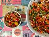 Ceviche de tallos de acelga