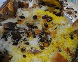 A picture of step 37 of King rice/Shah pilaf شاه پلو.