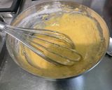 Une image de l'étape 9 de Flan de panais et courgettes à la crème et persil.