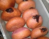 Foto langkah ke 7 dari resep Donat ubi ungu ekonomis tanpa telur.