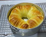 Foto langkah ke 12 dari resep 1 adonan 2 bentuk roti wool roll bread dan roti sobek.