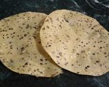 A picture of step 1 of Mayo Veg Papad Bowl.