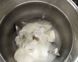 A picture of step 1 of Mango smoothie.
