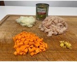 Une image de l'étape 1 de Samoussa poulet et petit pois.