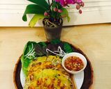 Hình bước làm 8 của món Bánh xèo chay !