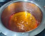 A picture of step 3 of Orange flavoured Rasgulla.