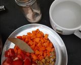 A picture of step 1 of Carrot ginger tomato soup.