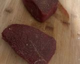 A picture of step 1 of Cajun Tagliatelle with Pan-Seared Steak.