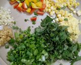 A picture of step 1 of Cheese Corn Pakoda.