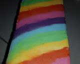 Foto langkah ke 11 dari resep Rainbow cake kukus lembut dan mudah.