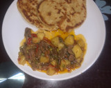 A picture of step 3 of Bazlama flat bread.
