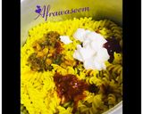 A picture of step 2 of Schezwan macaroni pasta with garlic mayonnaise.