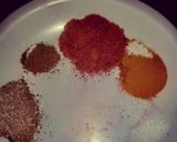 A picture of step 3 of Carrots Achari palao.