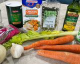 A picture of step 1 of Mom’s Lentil Soup.
