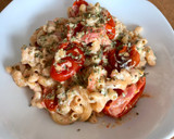 Foto del paso 4 de la receta: Pasta de lentejas rojas con salsa de queso feta y tomates cherry