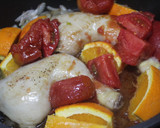 Foto del paso 6 de la receta: Pollo a la naranja con sobras de patatas
