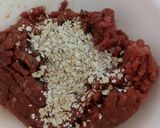 Foto del paso 1 de la receta: Salsa bolitas de carne, avena y maicena