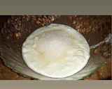 A picture of step 2 of Meethi Dahi phulki chaat.