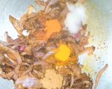 A picture of step 3 of Saim ki sabzi.