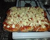 Foto del paso 9 de la receta: Lasagna de pollo, verdura, ricota y jamón y queso