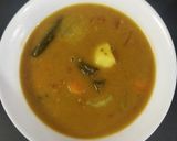 A picture of step 3 of Sindhi kadhi.