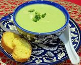 A picture of step 6 of Broccoli Almond Soup.