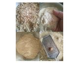 A picture of step 1 of Gujarati feast for Ganesh Chaturthi.