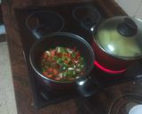 Foto del paso 6 de la receta: Entrecot adobado con puré de papas, verdura y salsa del adobo