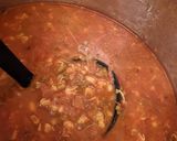 A picture of step 4 of Misal pav recipe.