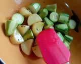 A picture of step 3 of Morich Jhol/ Thakurbarir Ranna/veg recipe.