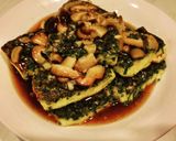 Foto langkah ke 7 dari resep Egg Tofu Spinach with Mushroom.