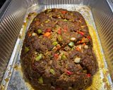 A picture of step 5 of Christmas 🎄 🎁 Meatloaf.