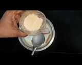 A picture of step 2 of Parle-g custard pudding.