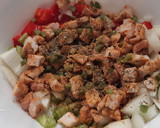 Foto del paso 4 de la receta: Ensalada de alubias y lomo de cerdo (aprovechamiento)