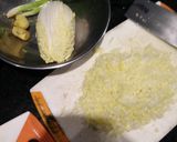 A picture of step 3 of Chinese dumplings.