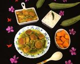 A picture of step 12 of Lentil Fritters in Ridge Gourd Curry.