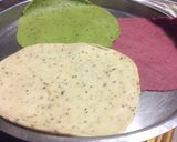 A picture of step 3 of Layered coloring mathri.