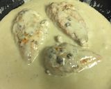 A picture of step 4 of Cream of Mushroom Chicken and Rice.