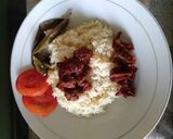Foto langkah ke 7 dari resep Nasi uduk sambel goreng ati.