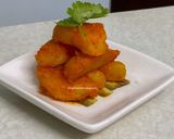 A picture of step 6 of Schezwan Chutney in Schezwan Potato.