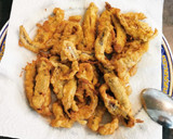 Foto del paso 4 de la receta: Pincho de Boquerones fritos con Pimiento verde asado