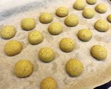 Hình bước làm 1 của món Bánh quy chay hạnh nhân matcha