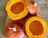 Une image de l'étape 1 de Petite courge Oeuf cocotte version végétarienne.