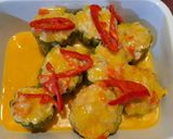 Foto langkah ke 3 dari resep 343. Paria Kukus isi Daging.