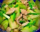 Hình bước làm 8 của món THỊT, NẤM XÀO MƯỚP
