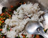 A picture of step 1 of Yellow pulao.