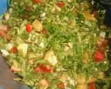 A picture of step 3 of Lettuce Salad.