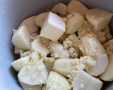 A picture of step 1 of Instant Pot Creamy Garlic Mashed Potatoes.