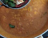 A picture of step 5 of Mirapakaya dal.