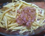 Foto del paso 5 de la receta: Picanha en cerveza, torre de papas, jamón y gratinadas a caballo